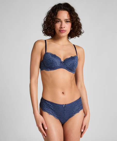 Slip br&eacute;silien Marine, Bleu