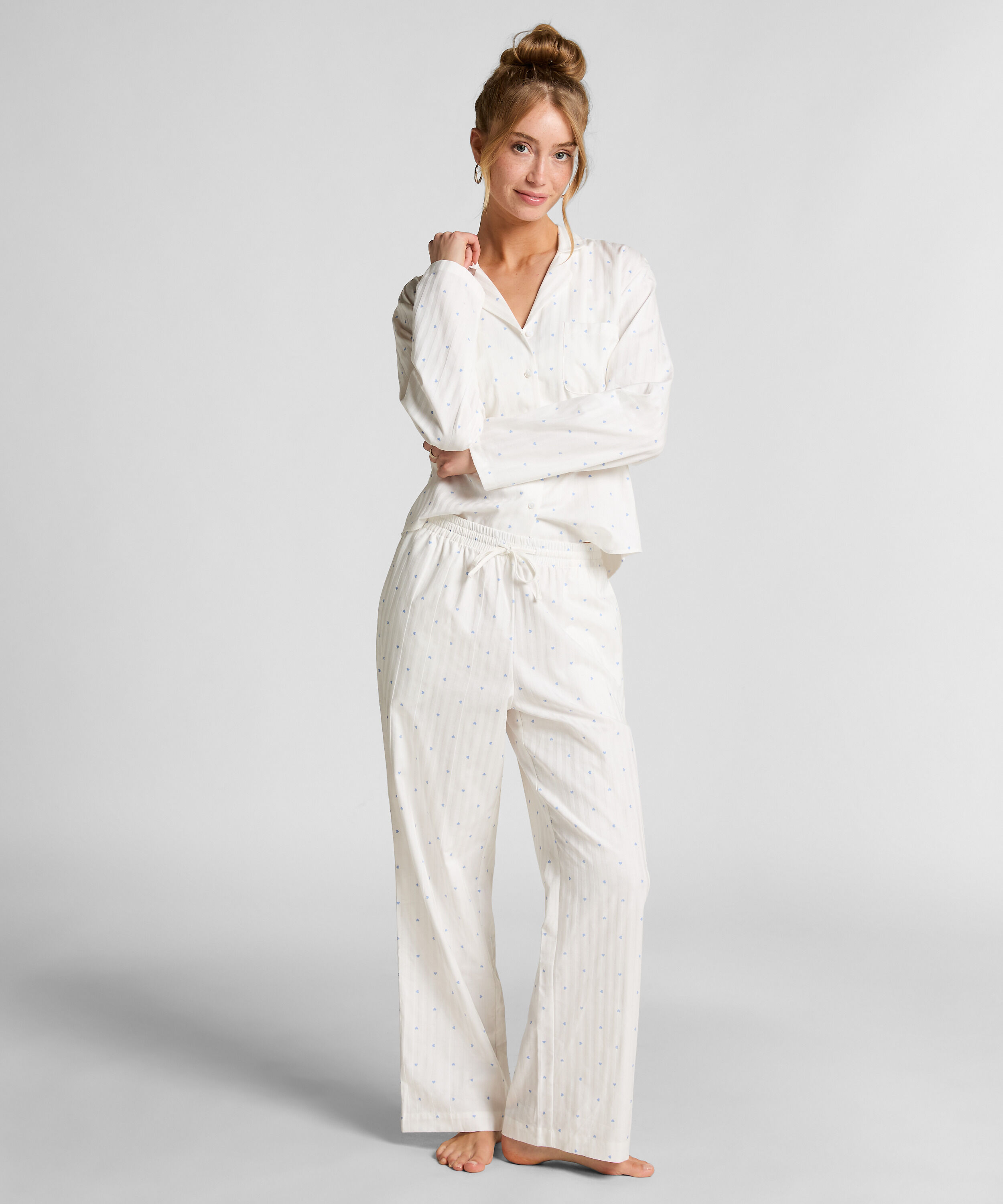 Pyjamabroek Jacquard Hearts