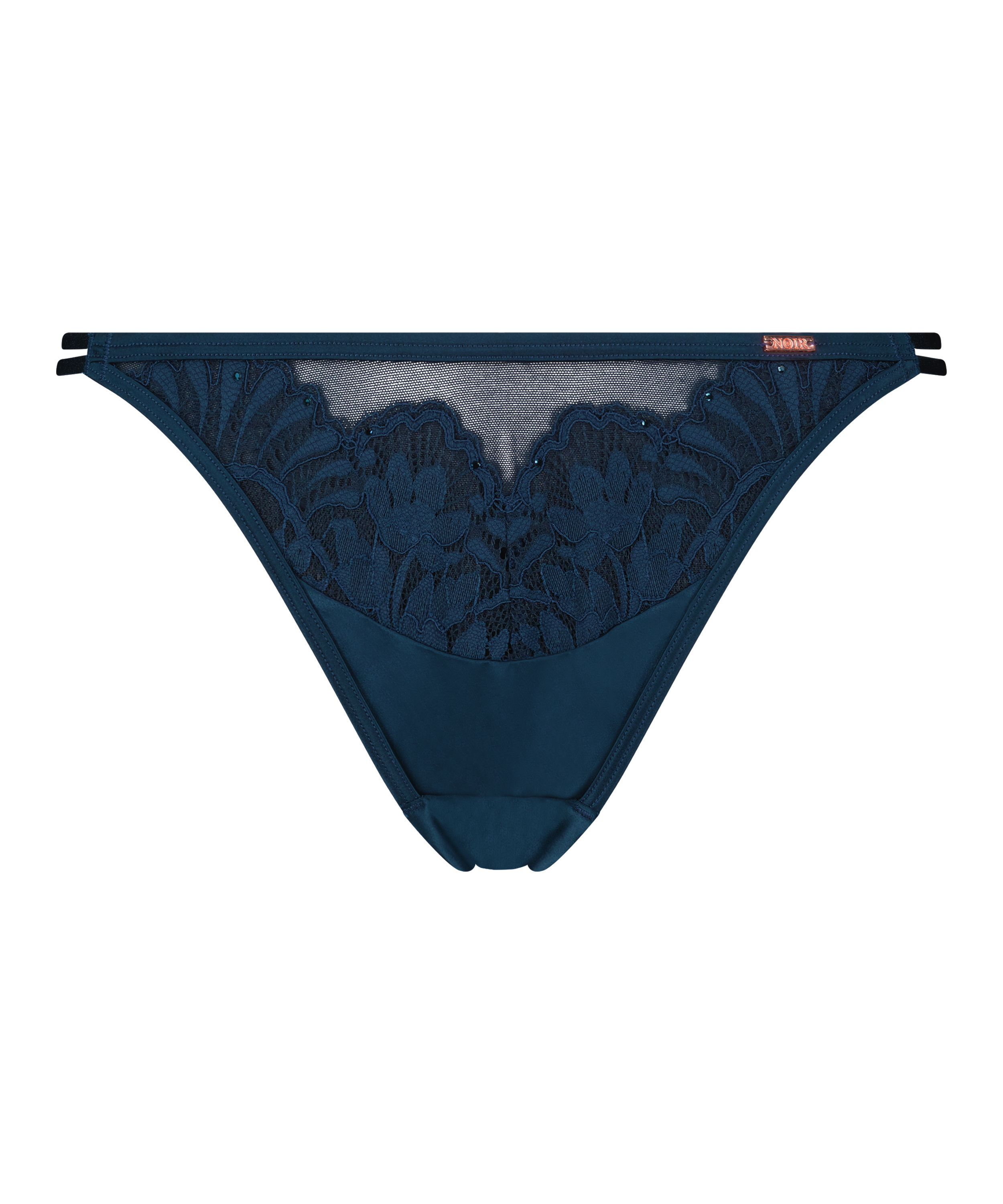 Slip br&eacute;silien Josien, Bleu, main