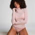 super soft Turtleneck shirt met Cashmere, Roze