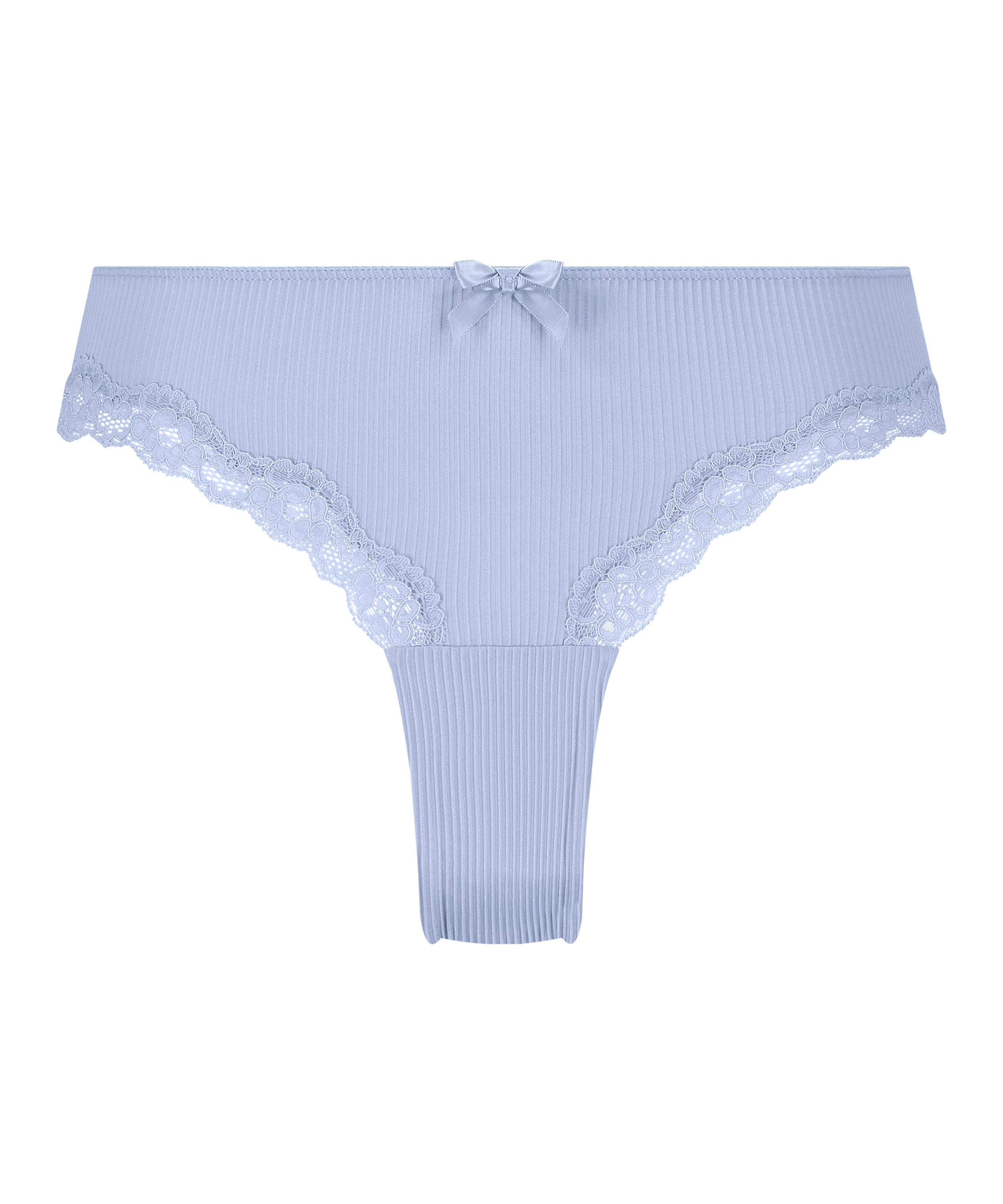 Slip brésilien Lola, Bleu, main
