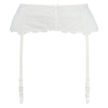 Porte-jarretelles, Blanc