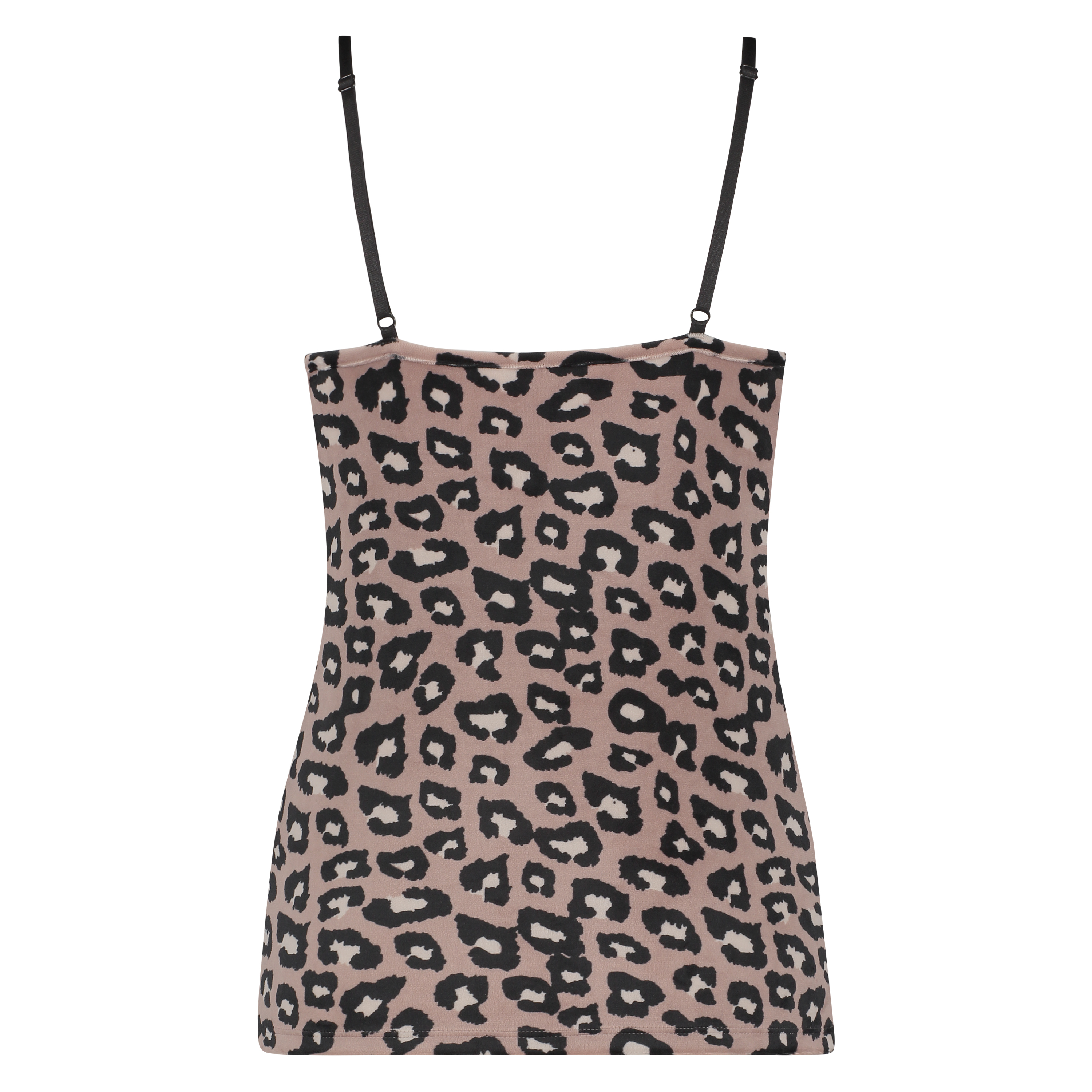 Cami Velours leopard, Roze, main