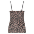 Cami Velours leopard, Roze