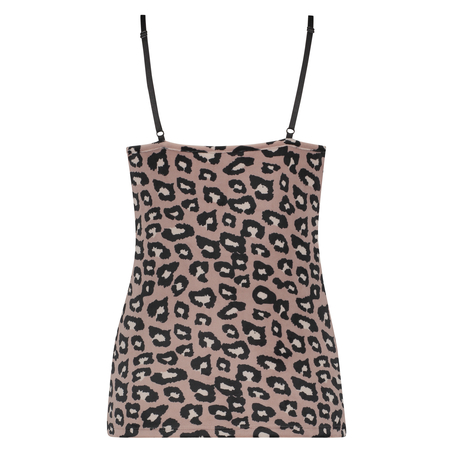 Cami Velours leopard, Roze