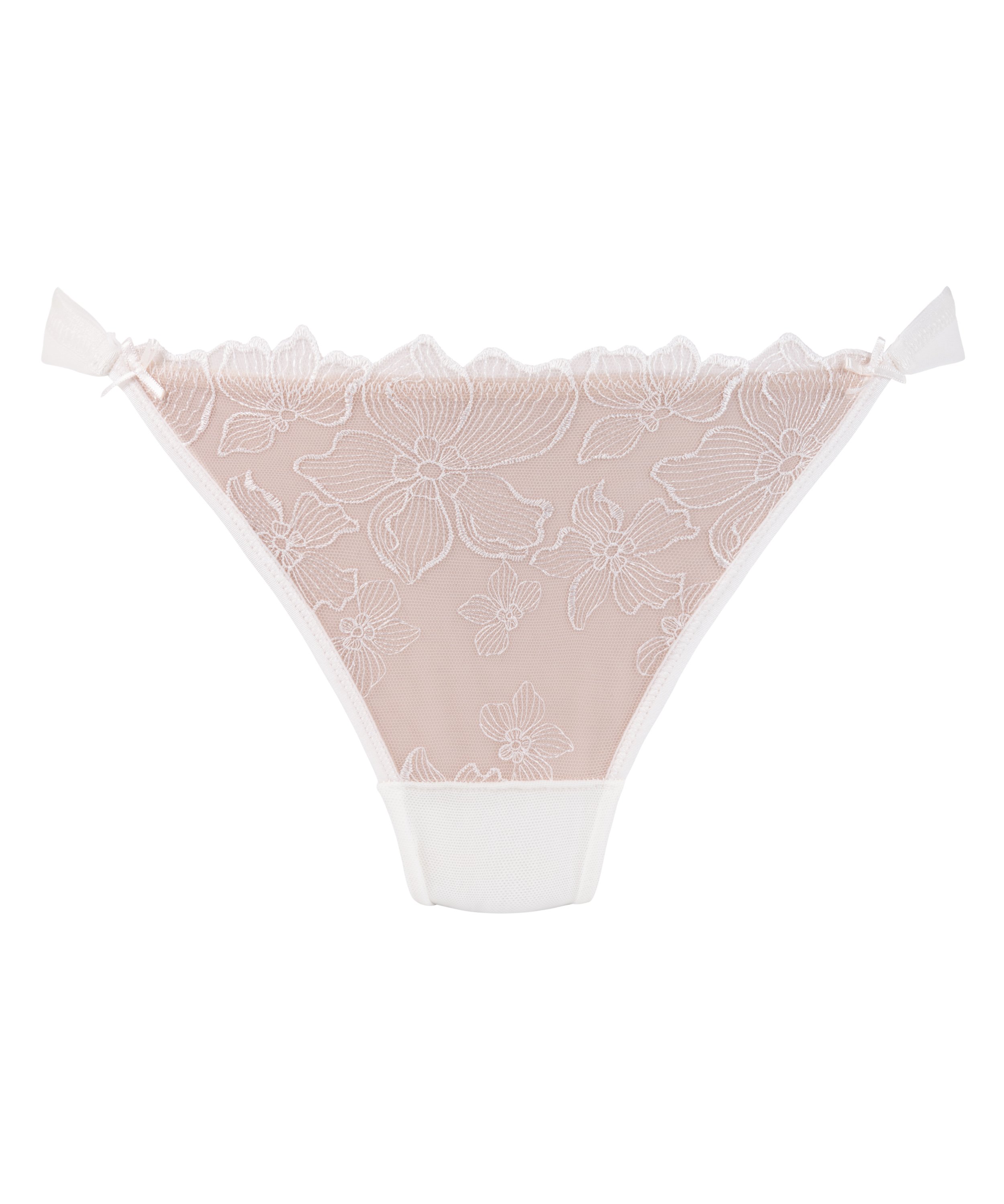 Slip br&eacute;silien Lauren, Blanc, main