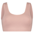 Naadloze bralette, Roze