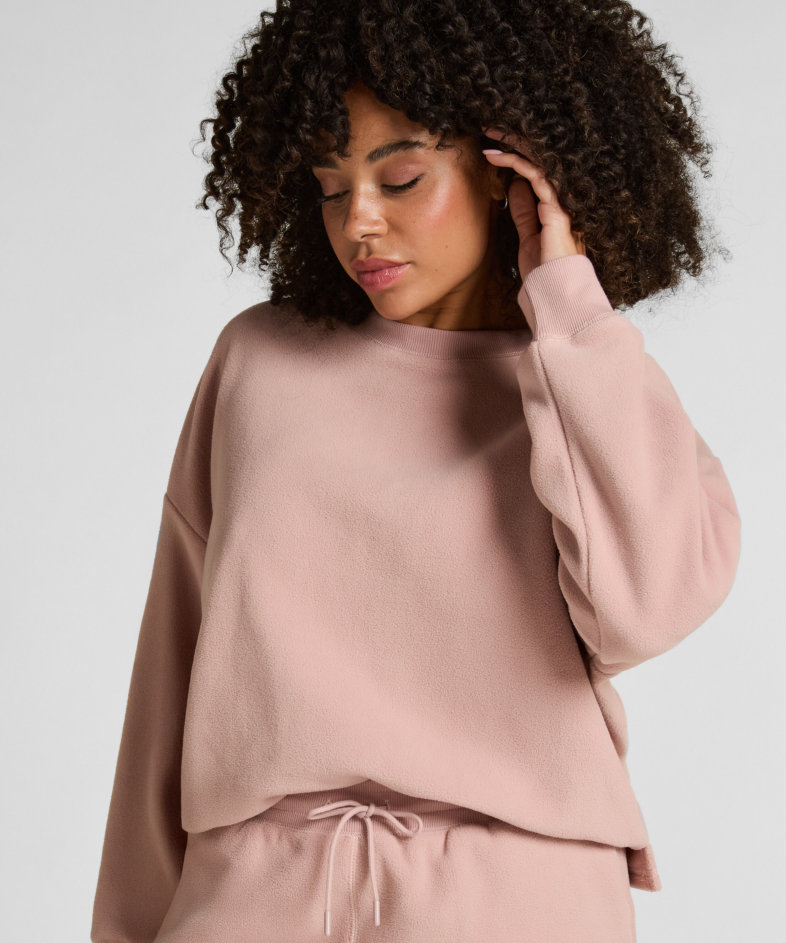 Haut en polaire Sportive, Rose Haut en polaire Sportive, Rose