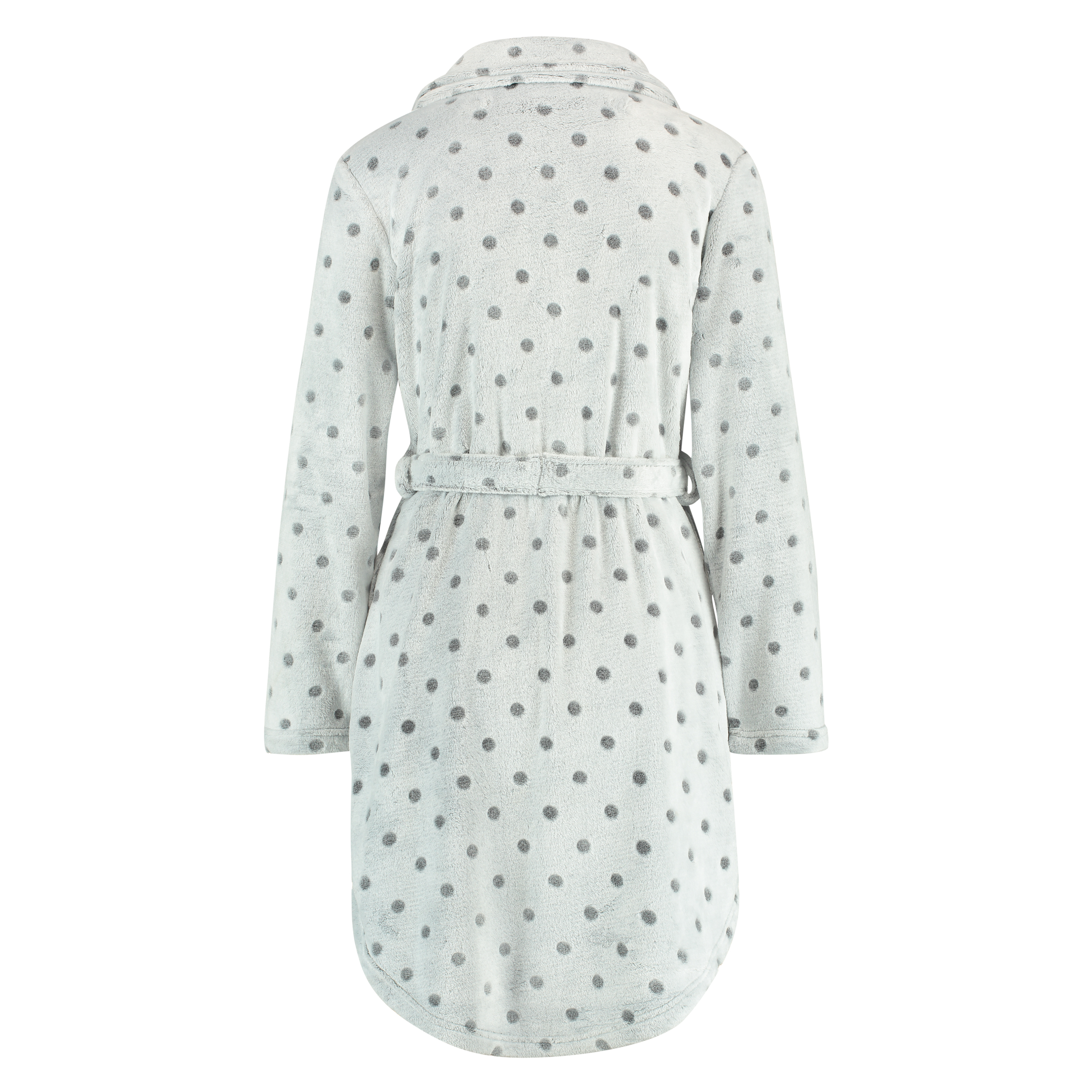 Badjas Fleece Zipper, Grijs, main