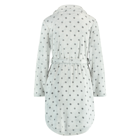 Badjas Fleece Zipper, Grijs