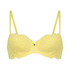 Soutien-gorge &agrave; armatures pr&eacute;form&eacute; Marine, Jaune