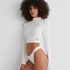 Crop top Lia HKM x NA-KD, Blanc
