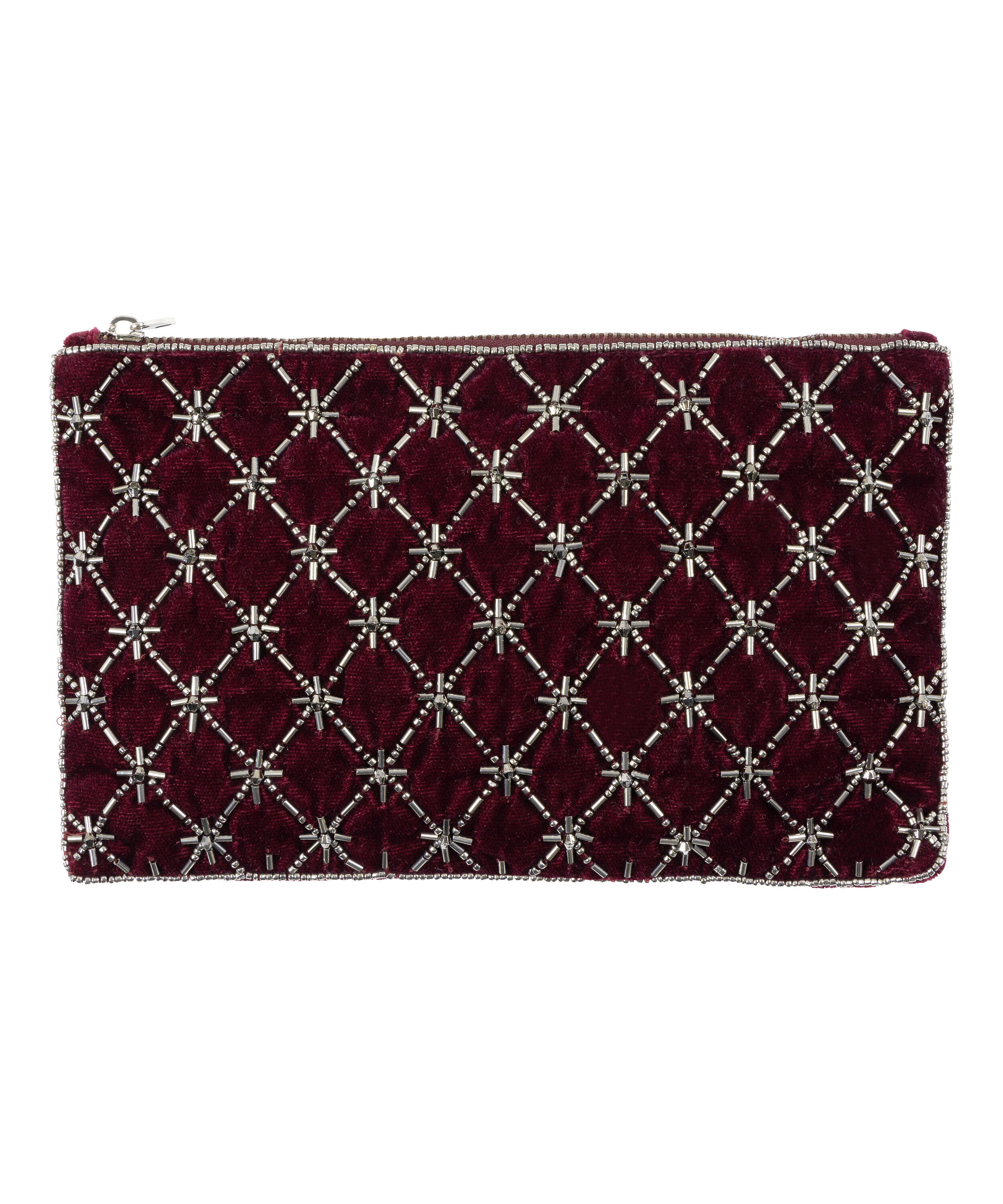 Pochette en perles, Pourpre