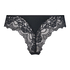 Slip br&eacute;silien jambes hautes Dora, Noir