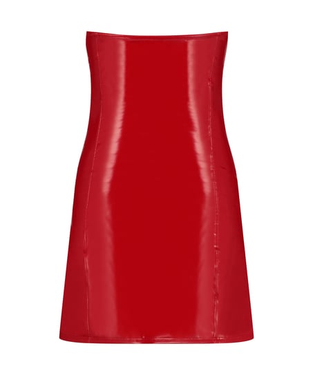 Slipdress met beugel, Rood