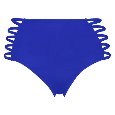 Slip de bikini taille haute Sunset Dream, Bleu
