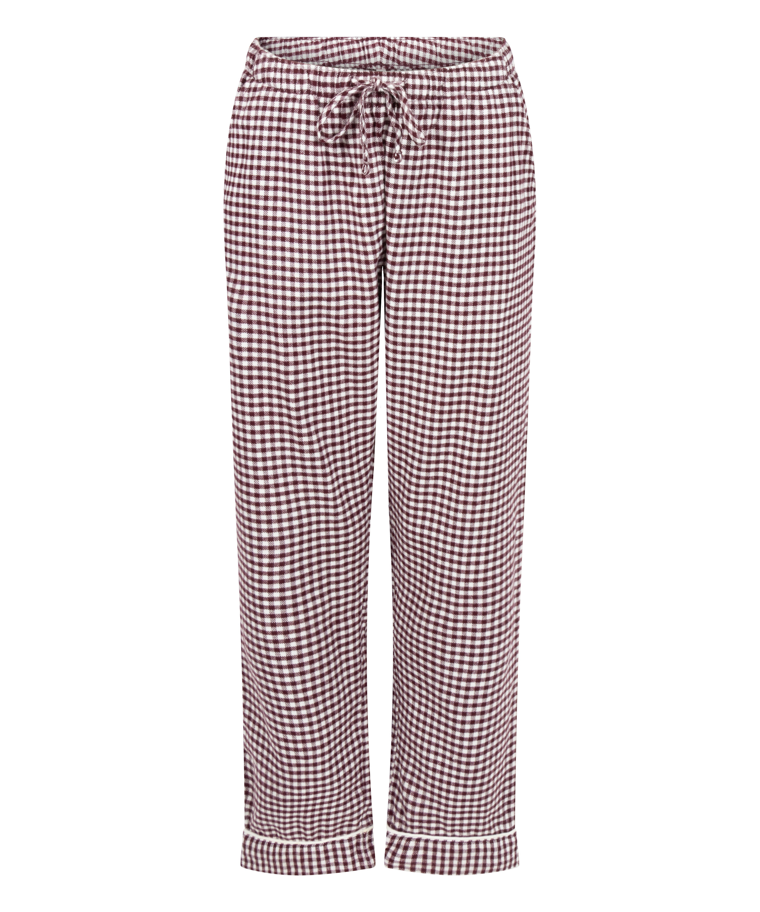 Pantalon de Pyjama Flanel, Pourpre, main