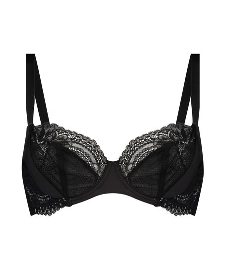 Soutien-gorge à armatures non-préformé Donna Sparkle, Noir