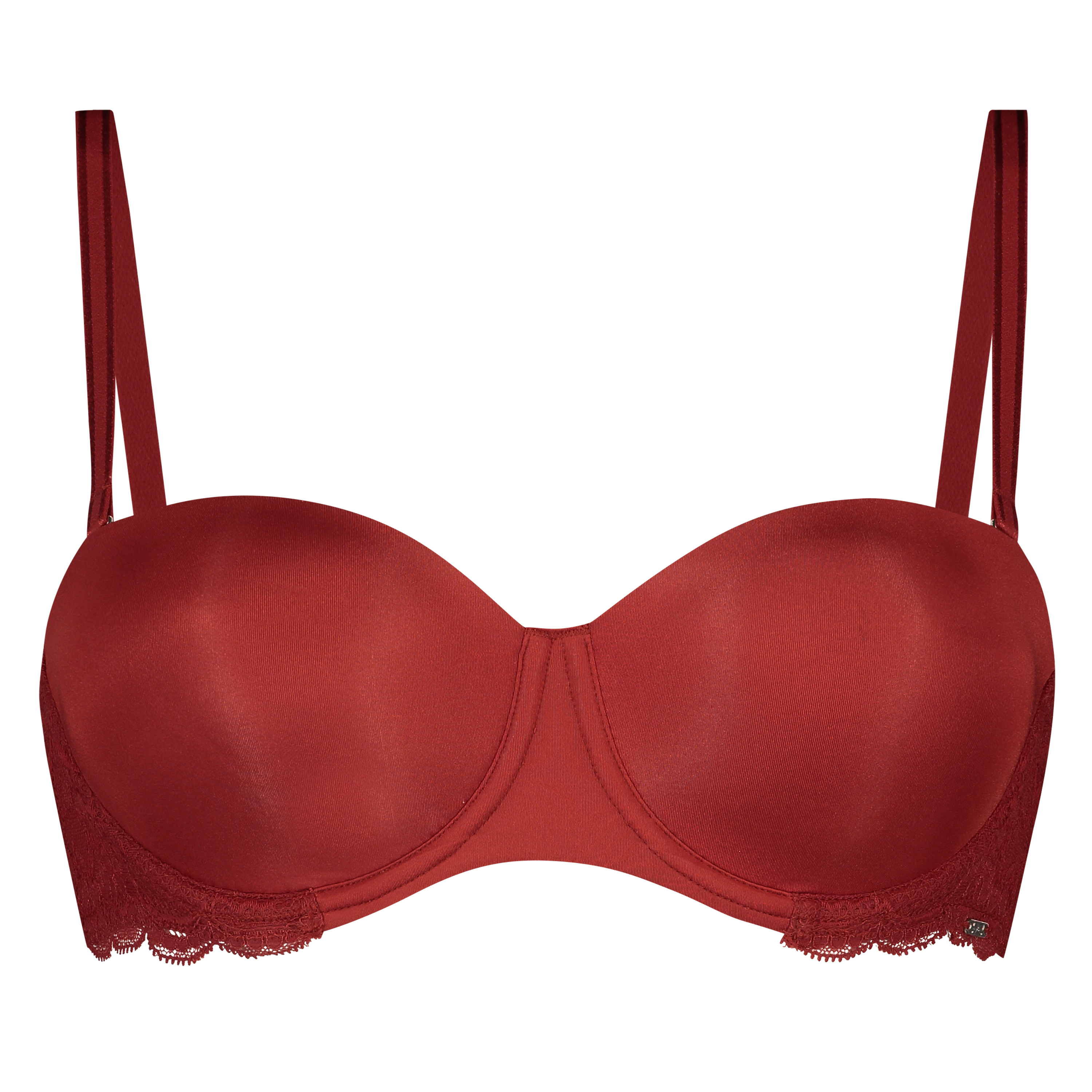 Voorgevormde strapless beugel bh Angie, Rood, main