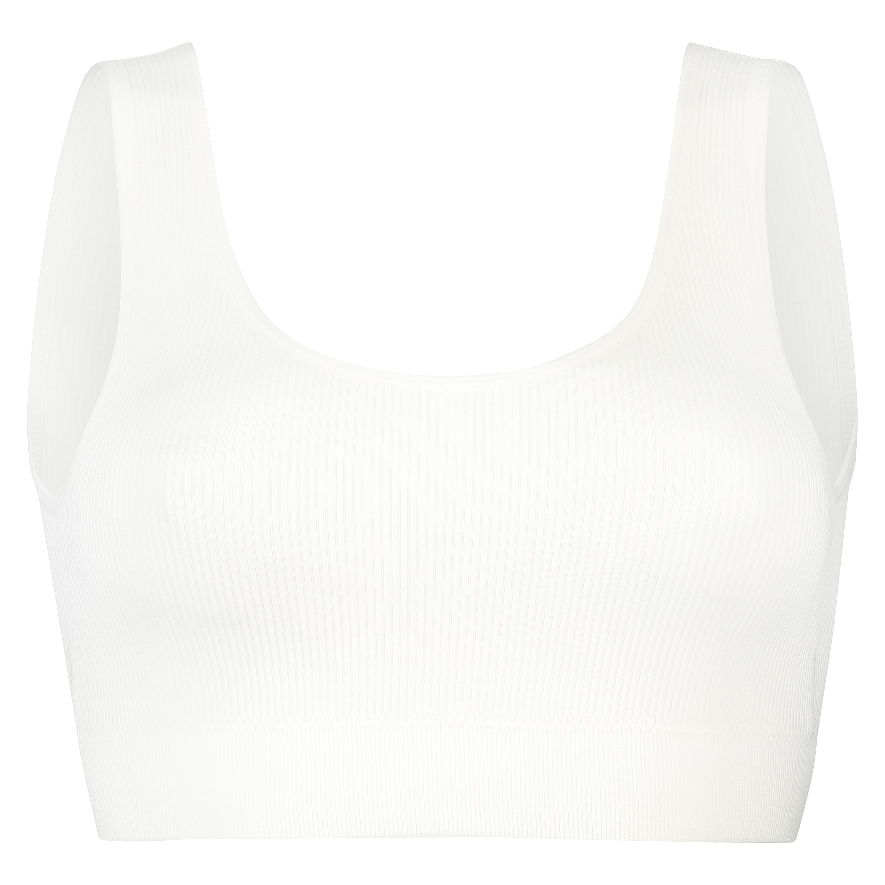 Brassi&egrave;re sans couture, Blanc, main