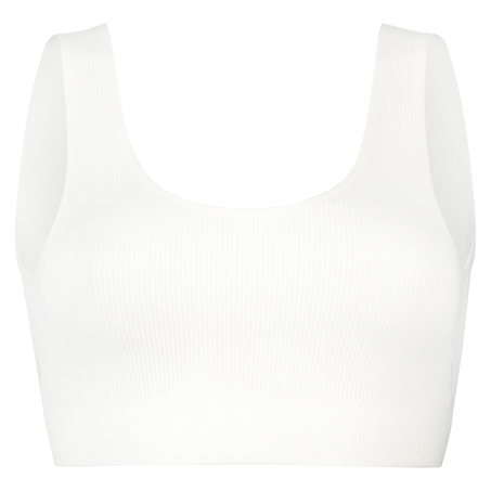 Brassi&egrave;re sans couture, Blanc