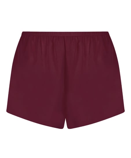 Short en satin Minimal, Pourpre