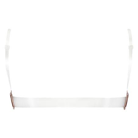 Soutien-gorge à armatures préformé push-up sans bretelles Transparent Back, Beige