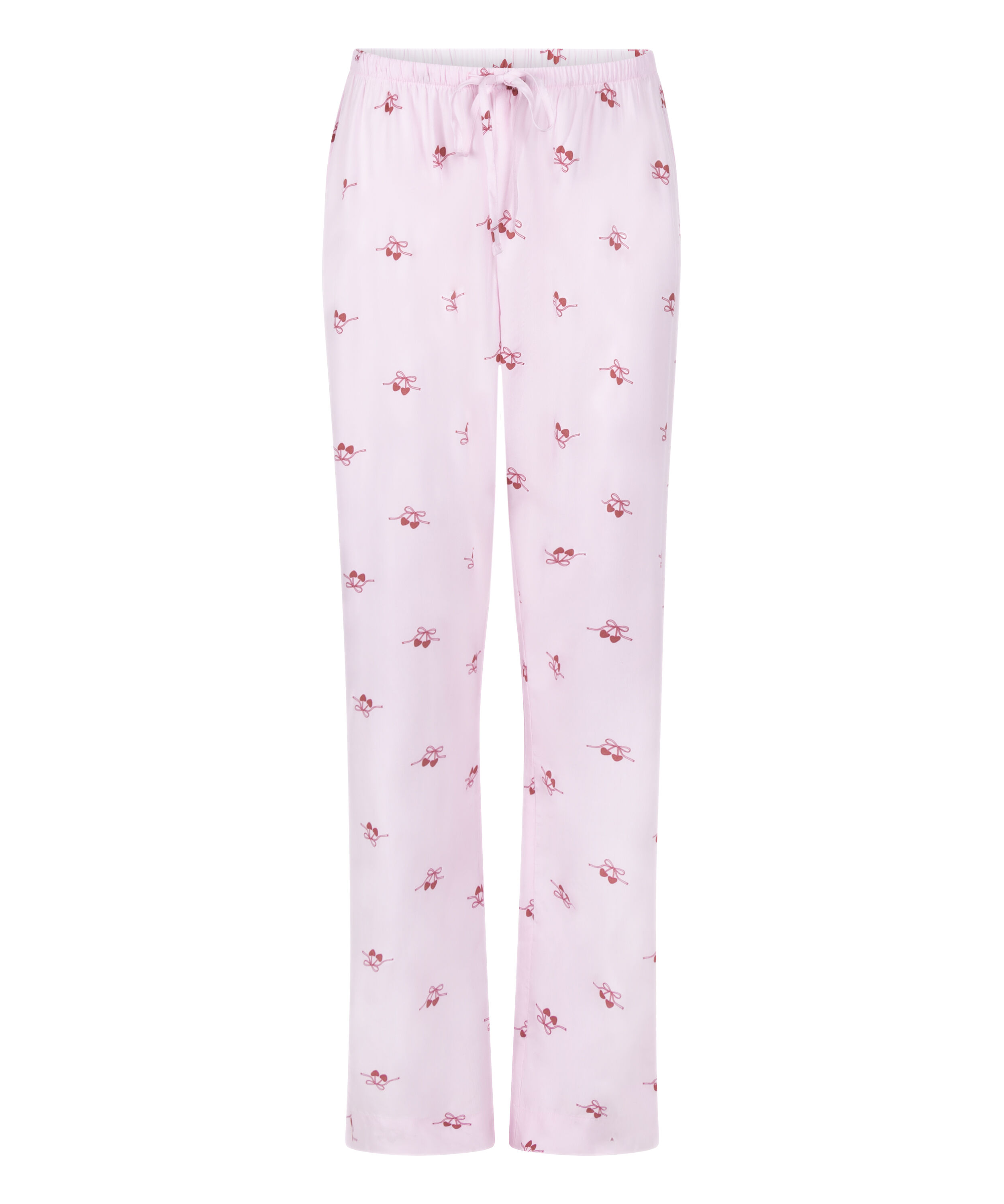 Pantalon tiss&eacute; Cherry, Rose