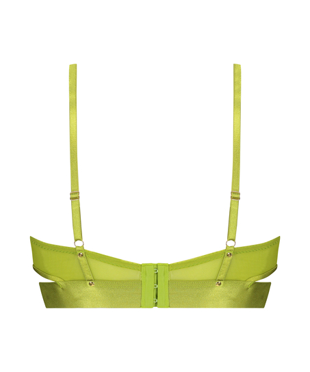 Soutien-gorge à armatures non-préformé longline Sable, Vert