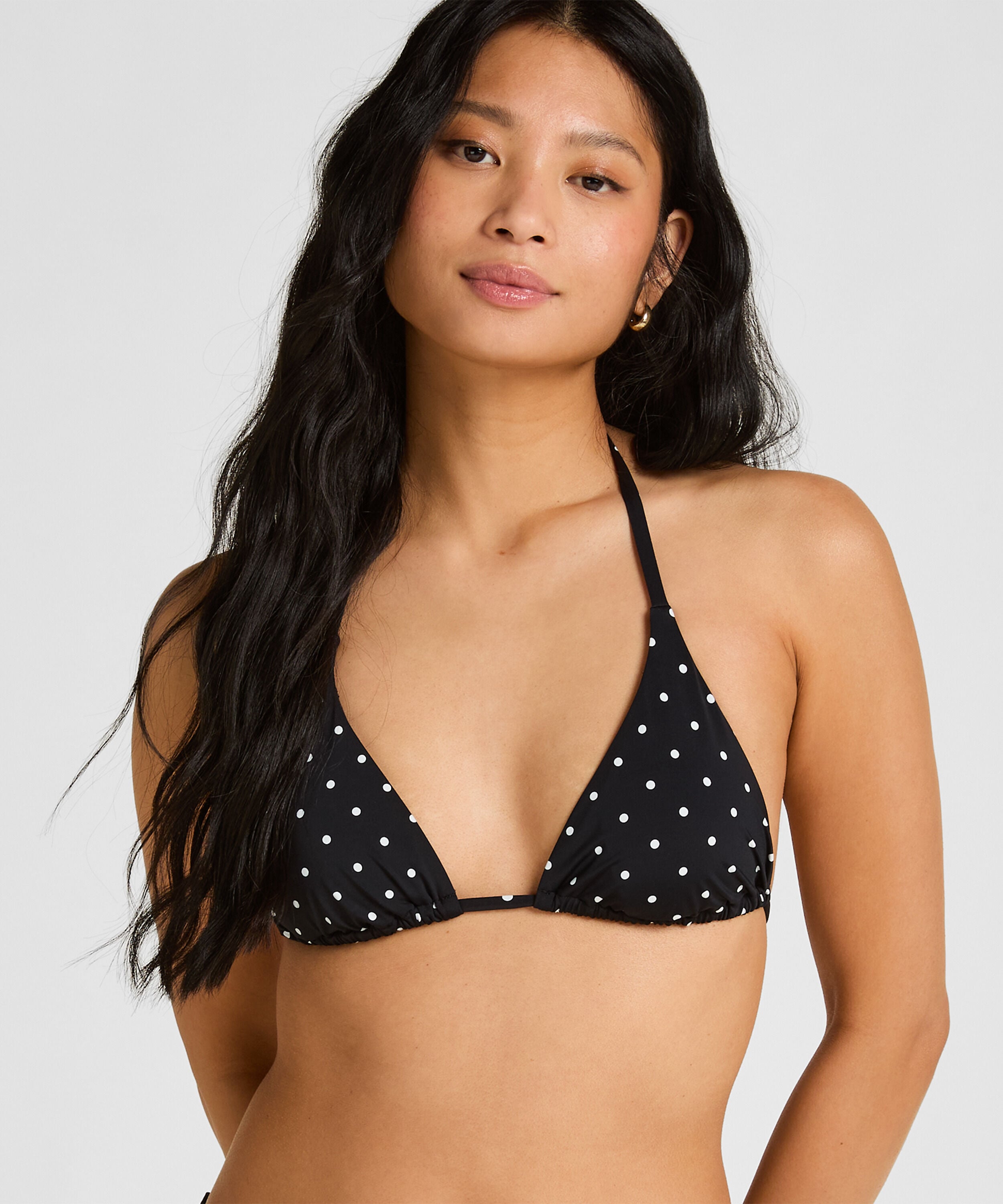 Triangle Bikini Top Luxe, Zwart Triangle Bikini Top Luxe, Zwart