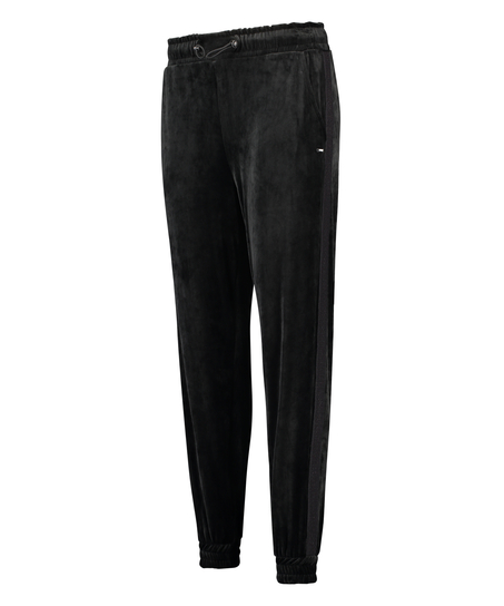 HKMX Sport broek Velours, Zwart