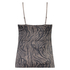 Cami velours Zebra, Grijs