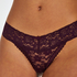 String en V taille extra basse, Pourpre