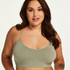 Naadloze bralette Rose, Groen