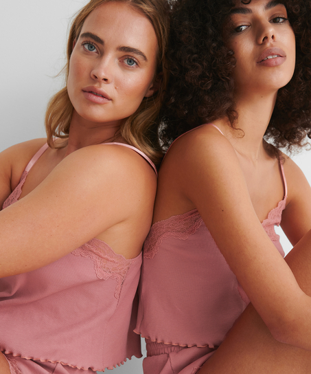 Cami top Mia HKM x NA-KD, Roze