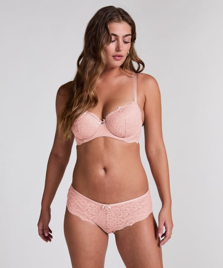 Voorgevormde beugel bh Marine, Roze