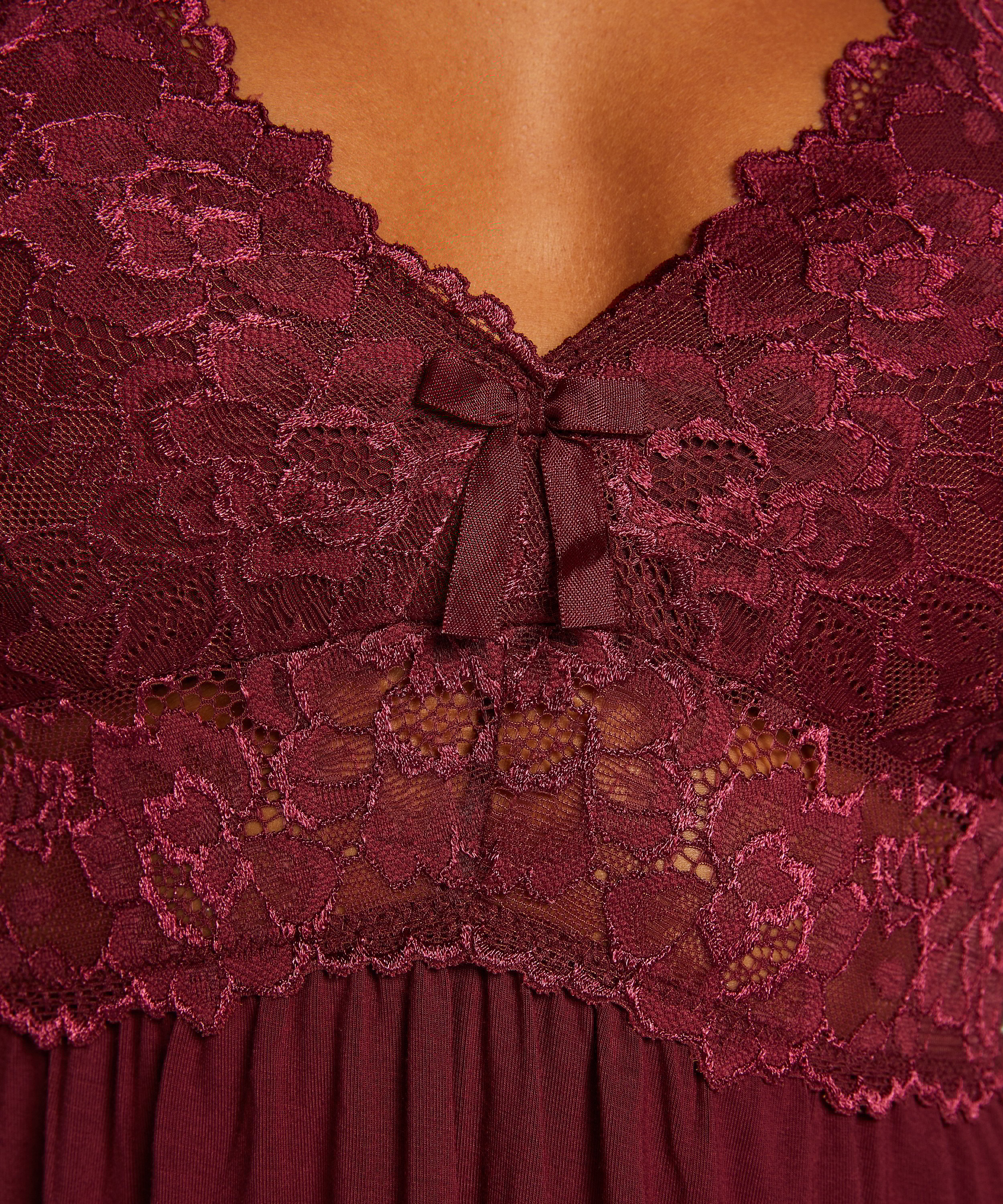 Slipdress Nora Lace, Paars, main