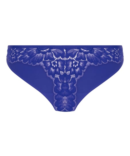 Invisible string Lace back, Blauw