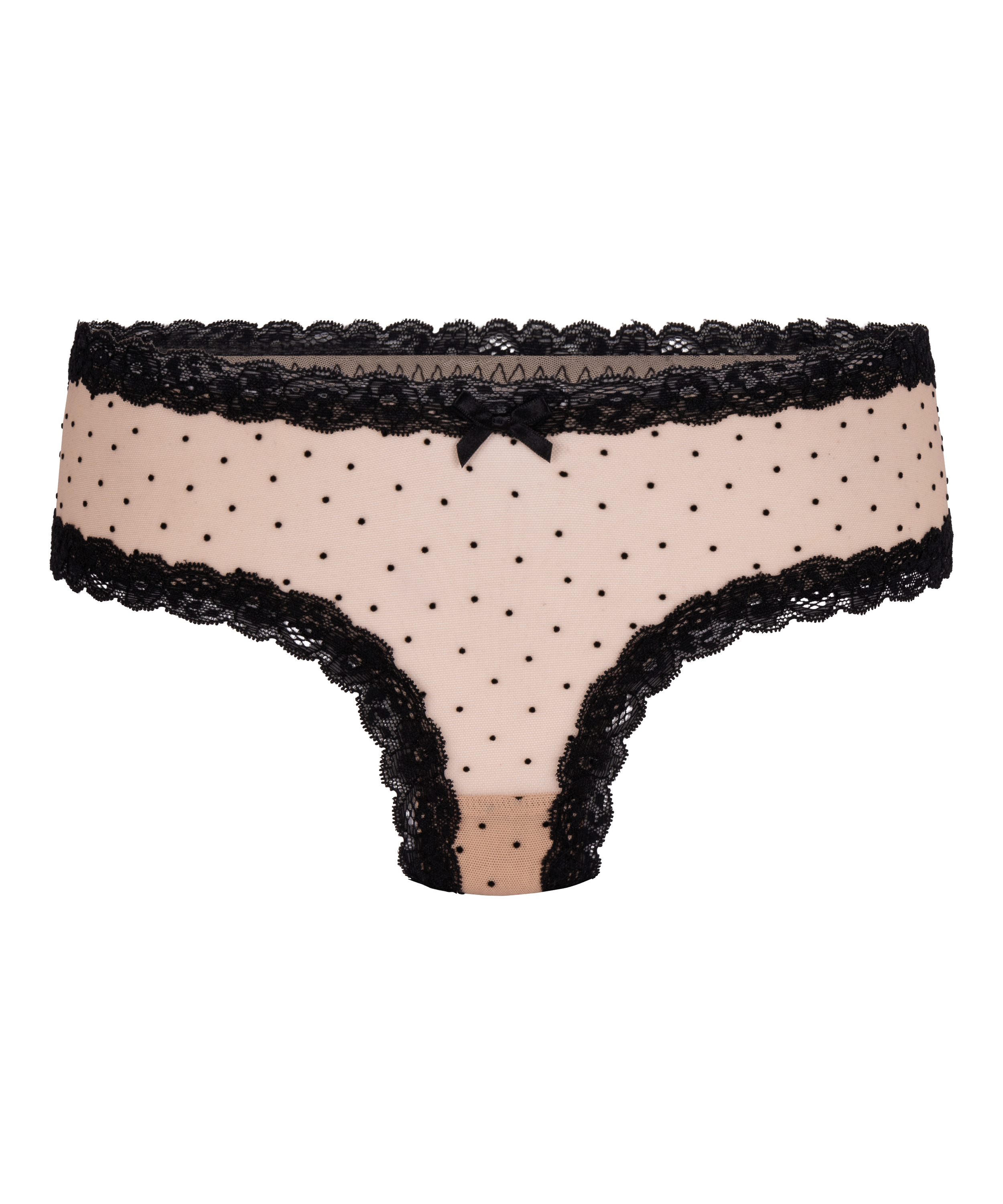 Slip br&eacute;silien V-shape mesh, Brun, main