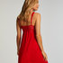 Slipdress Graphic lace, Rood