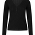 Haut de pyjama Henley, Noir
