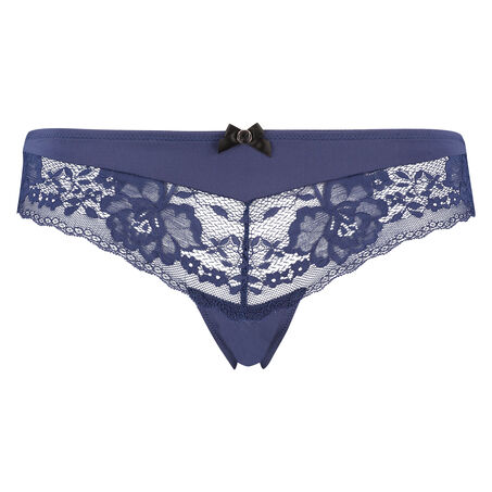 Slip br&eacute;silien Maya, Bleu