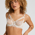 Soutien-Gorge Longline Kristina Armatur&eacute; Sans Rembourrage, Blanc
