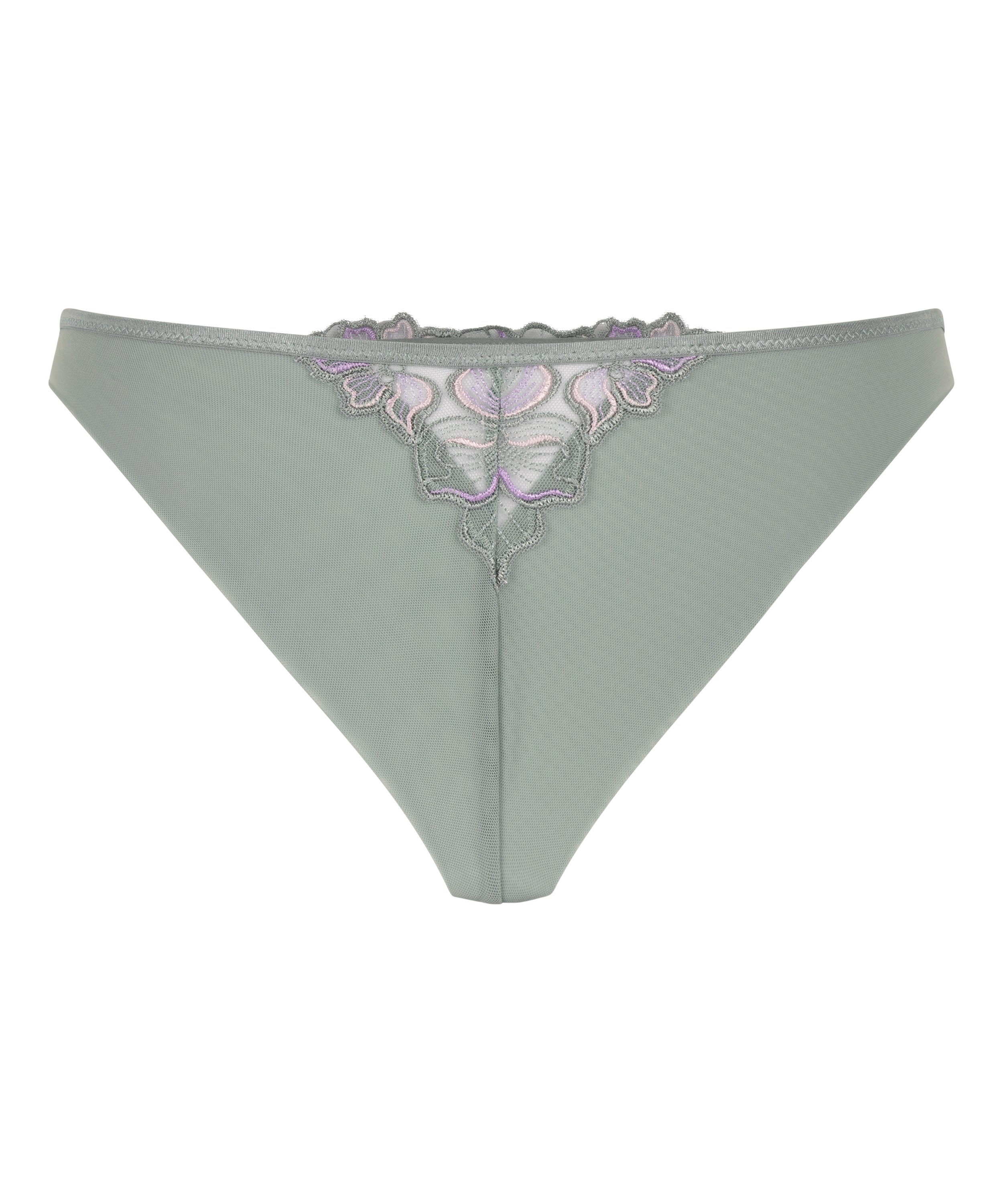 Slip br&eacute;silien Lauren, Vert, main