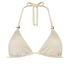 Triangel bikinitop crochet, Wit