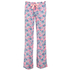 Pyjama pants Fem pants Flower, Blauw