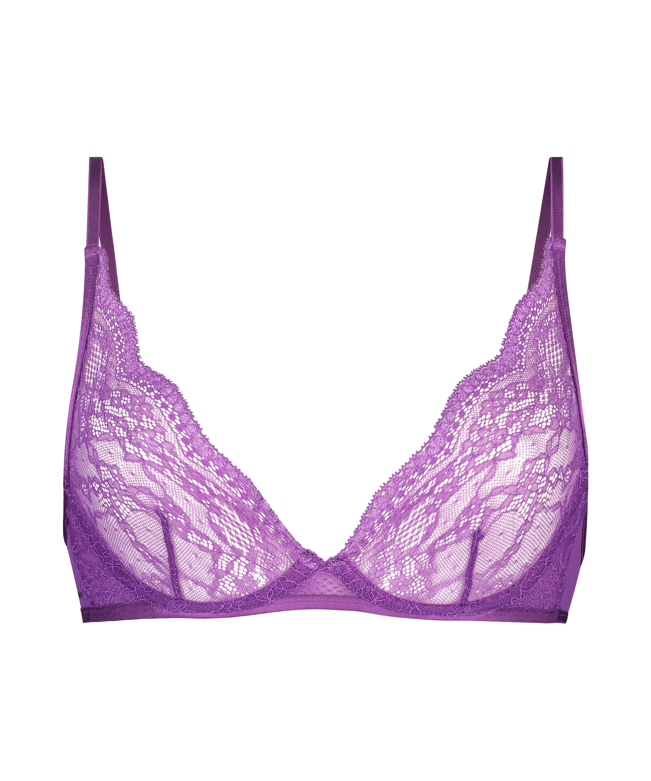 Soutien-gorge &agrave; armatures non-pr&eacute;form&eacute; Isabelle, Pourpre, main