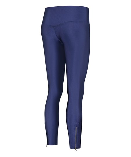 HKMX High Waisted Sportlegging Shine, Blauw