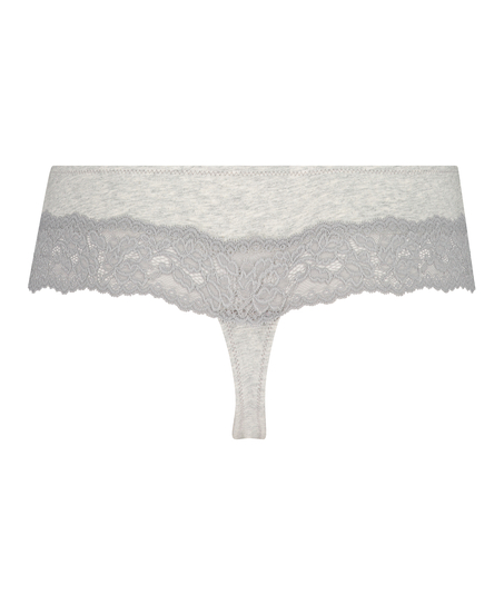 Boxer string Coton, Gris