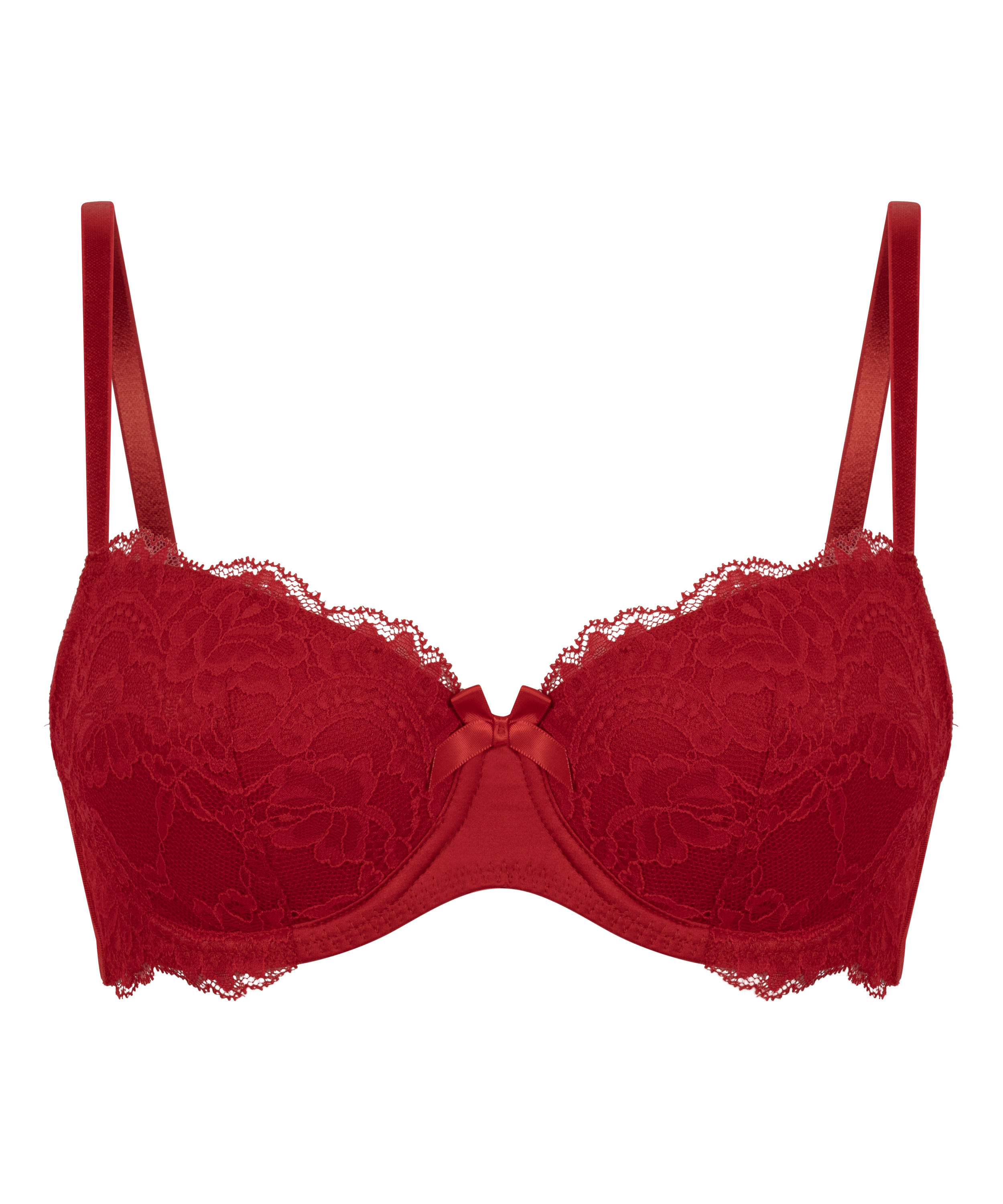 Soutien-gorge &agrave; armatures pr&eacute;form&eacute; Teddy, Rouge, main